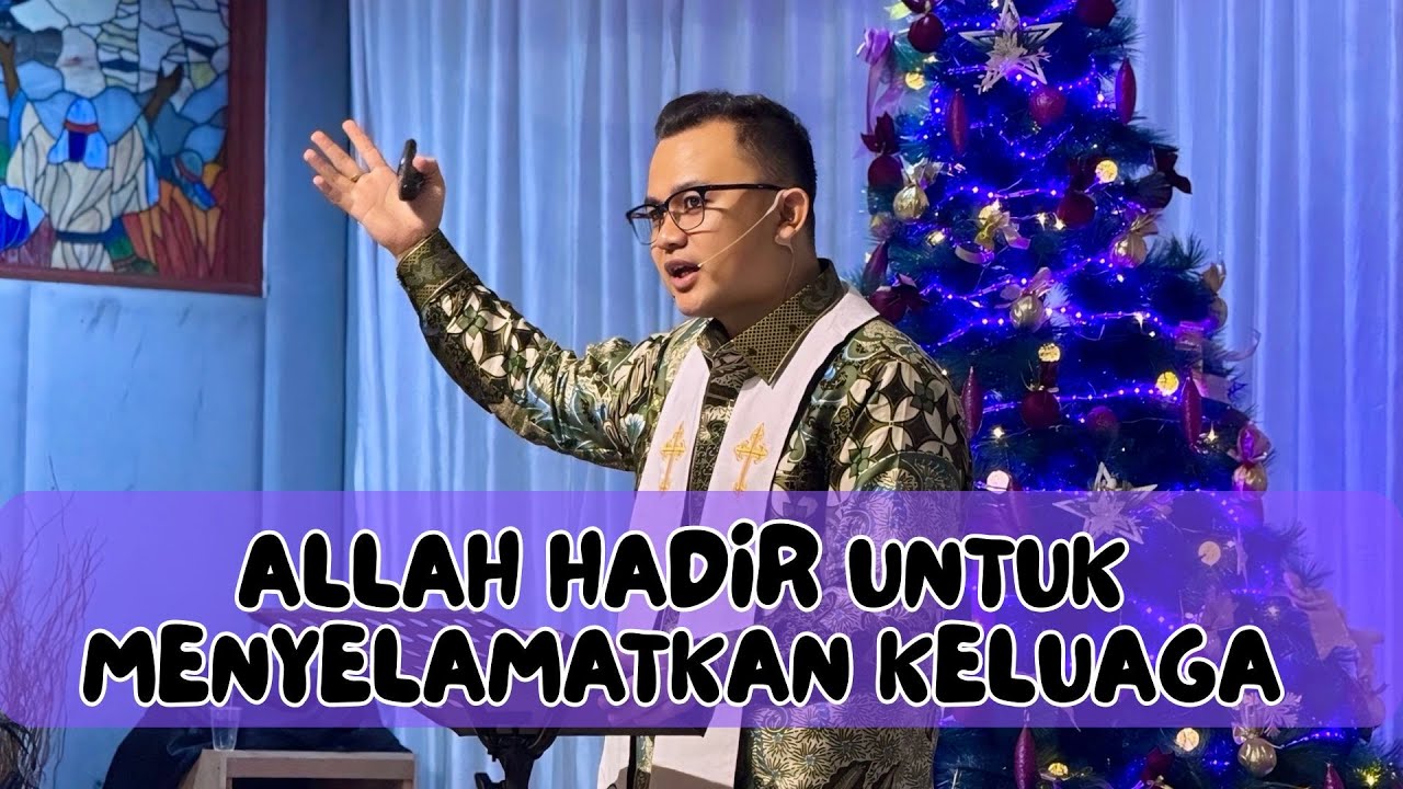 Рождественская проповедь 2025 года - Бог присутствует, чтобы спасти семью (Матфея 1:21-24)