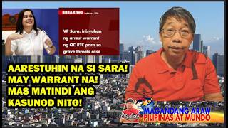 AARESTUHIN NA SI SARA! MAY WARRANT NA! MAS MATINDI ANG KASUNOD NITO!
