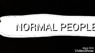 Normal people vs me