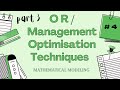 LPP l Mathematical Modeling lOperations Research l Part 3 l BCA l MBA l M.Com l Class 4 l Malayalam