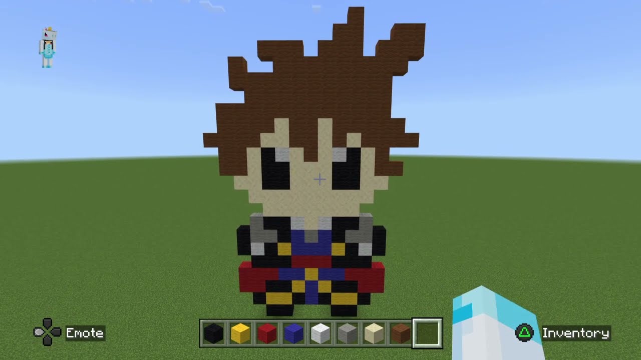 Sora Kingdom Hearts Minecraft Tutorial