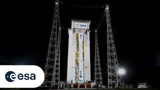 Biomass on Vega-C launch pad gantry retraction