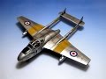 De Havilland Vampire T.11 Airfix 1/72 WW2 Aircraft Model