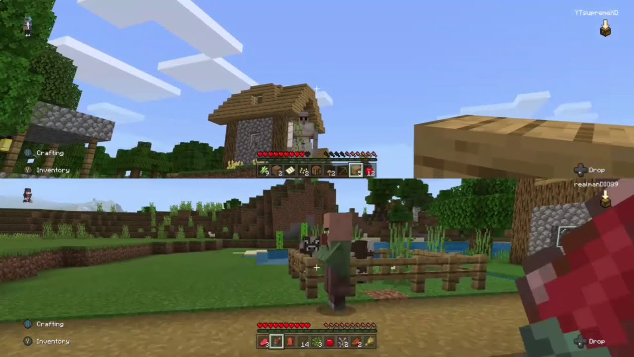Playing minecraft with my brother part 1 - YouTube