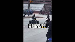 It’s Really Like This in #Baltimore Maryland 🤦‍♂️😰 #bikelife  #nationwidebikelife #besafe