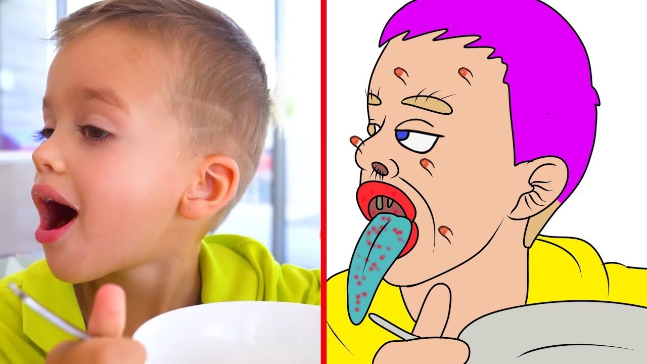 Vlad and Nikita at the ice cream truck funny drawing meme