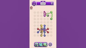 Twisted tangle HARD Level 185 Japanese Gameplay