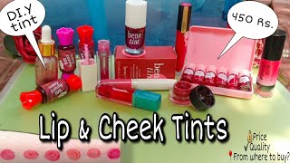 Best Lip and Cheek Tints from Drugstores - How to apply tints ?