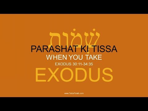 Part A) Weekly Torah Portion: 21 KI TISSA - WHEN YOU TAKE - EXODUS 30:11-34:35 - YouTube