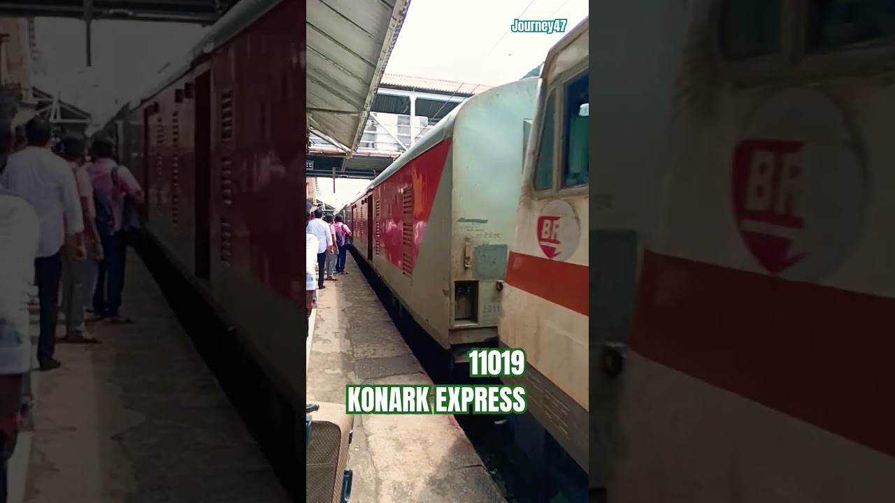 konark Express on Dadar 