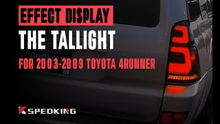 Spedking Taillight for 4th gen 4runner 2003-2009