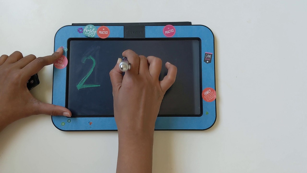 Learn To Write Number 2 in Numerals and Letters - YouTube