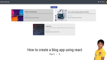 How to create a blog app using react and redux - Part 5