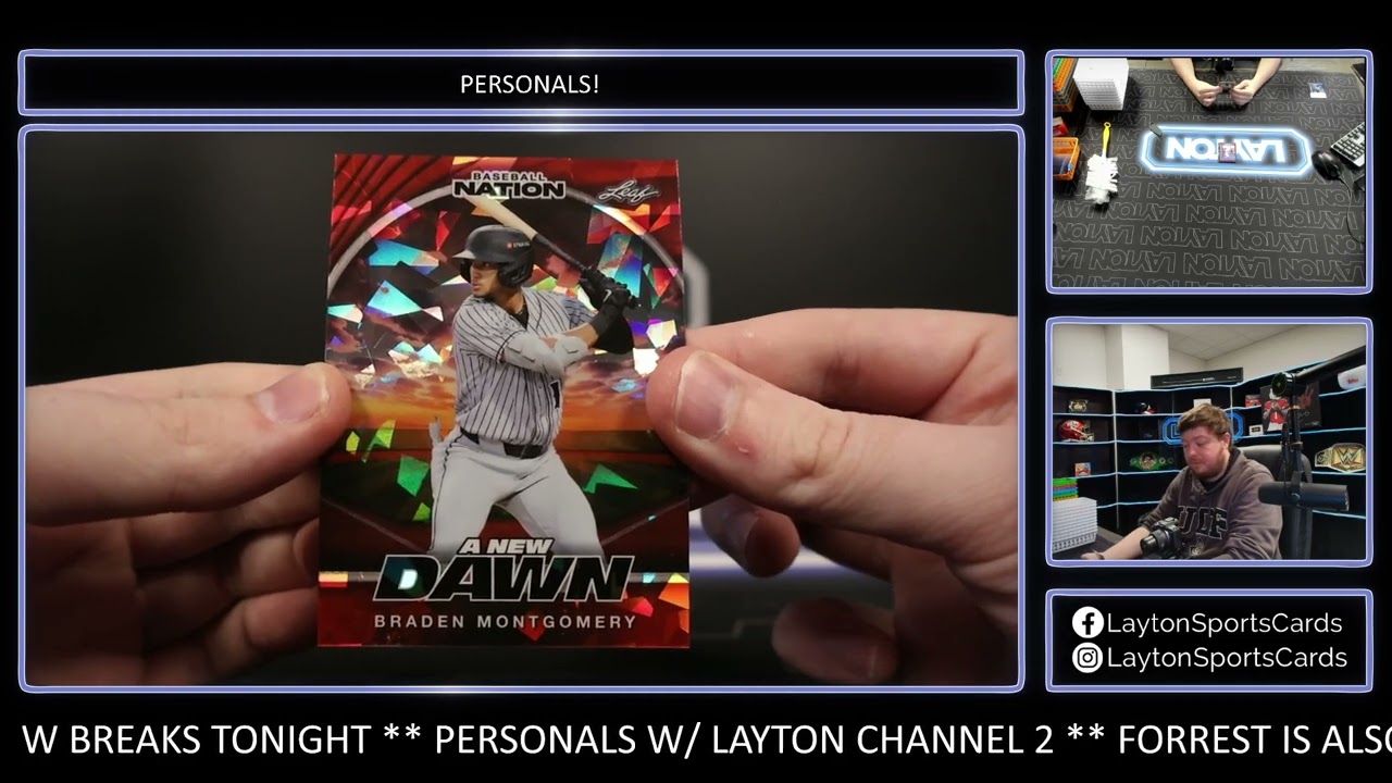 1 коробка бейсбольных карточек Leaf Baseball Nation Hobby 2025 года для Стивена П.