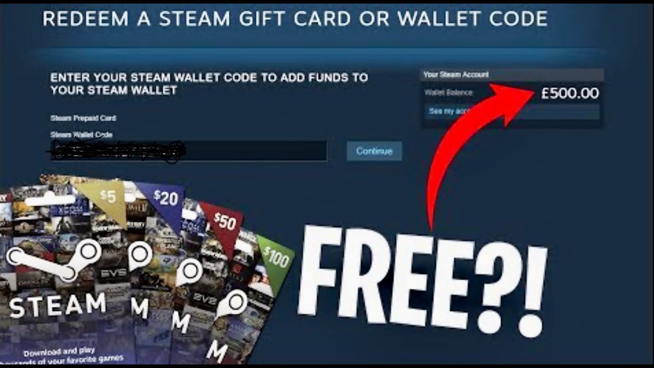 How to get a free steam gift card (with infinite money