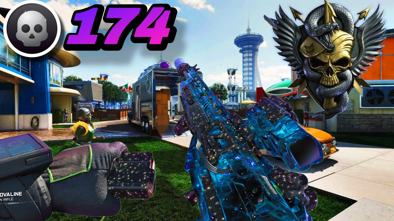 174 убийства + ядерная бомба "M34 NOVALINE" на карте NUKETOWN 2025 | Геймплей Black Ops 7 в много...