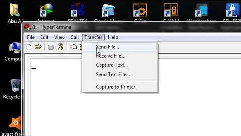 hyper terminal vie com port