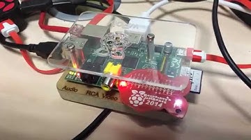 Raspberry Pi running Kanux OS and GPIO output