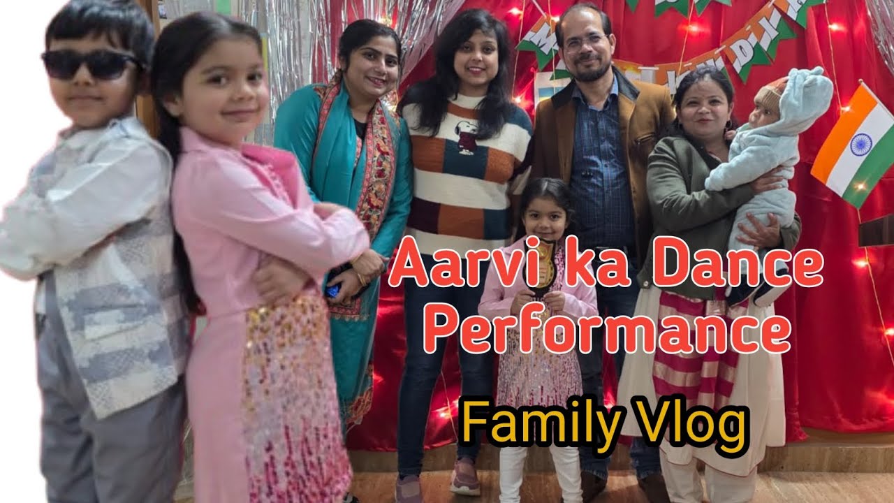 Aaj tha aarvi ka dance performance aarvi ne ki khub masti miliye unki coaching mam se  #vlog🔥