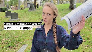 Death Record a Day in October: A twist of la grippe - Katy Jean