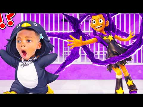 I Escaped LILY LOVEBRAIDS’ Prison Run… But I’m GUGUGAGA Penguin!🐧 (Roblox Obby)