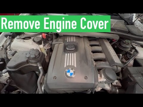 BMW 328i Engine Cover Removal and Install (E90 Series) - YouTube