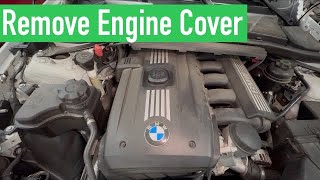 BMW 328i Engine Cover Removal and Install (E90 Series)