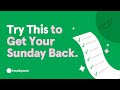 Mindful Transition from Weekend to Weekday