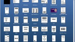 Bartender Label Printing Process