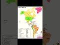 Geographical Map of North and South American 🇺🇸 #usa #northamerica #southamerica #maxico