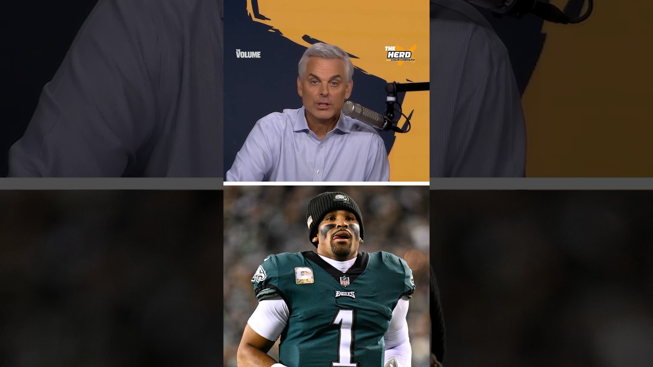 Why did the #philadelphiaeagles post that #jalenhurts interception? | THE HERD #nfl