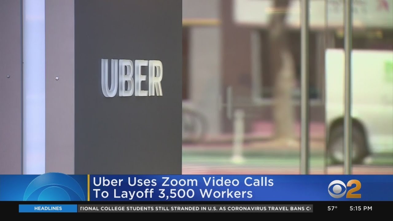 Uber Uses Zoom Video Calls To Lay Off 3,500 Workers YouTube