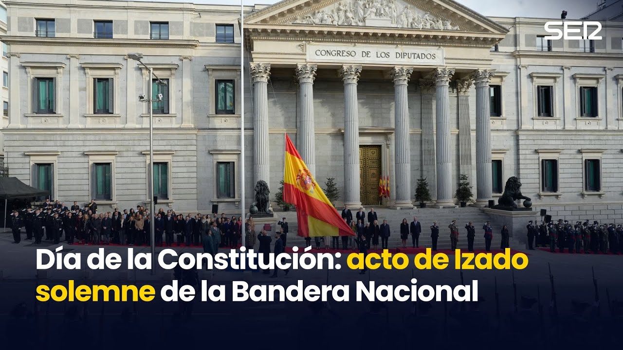 Acto de Izado solemne de la Bandera Nacional por el Día de la Constitución (06/12/2025)