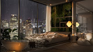 Tokyo Night Tranquility | Cozy Luxury Apartment with Instrumental Background for Relaxation🎶 by Cozy Bedroom 20,233 views 2 years ago 3 hours, 26 minutes