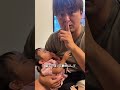 寝たフリを覚えた1歳娘😂 #ばつまる夫婦 #ばつまるfamily #育児#ちゅんまこ#shorts