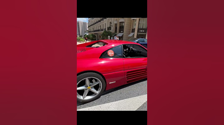 Ferrari 348 in Monaco