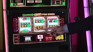 Clovers & Gold™ Slots on the DiamondRS™ Stepper Cabinet