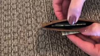 Kinzd money clip Front Pocket Wallet leather RFID blocking strong magnet thin wallet review #sponso