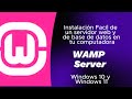 Instalación de Wamp Server 2.2 en Microsoft Windows 10 y 11