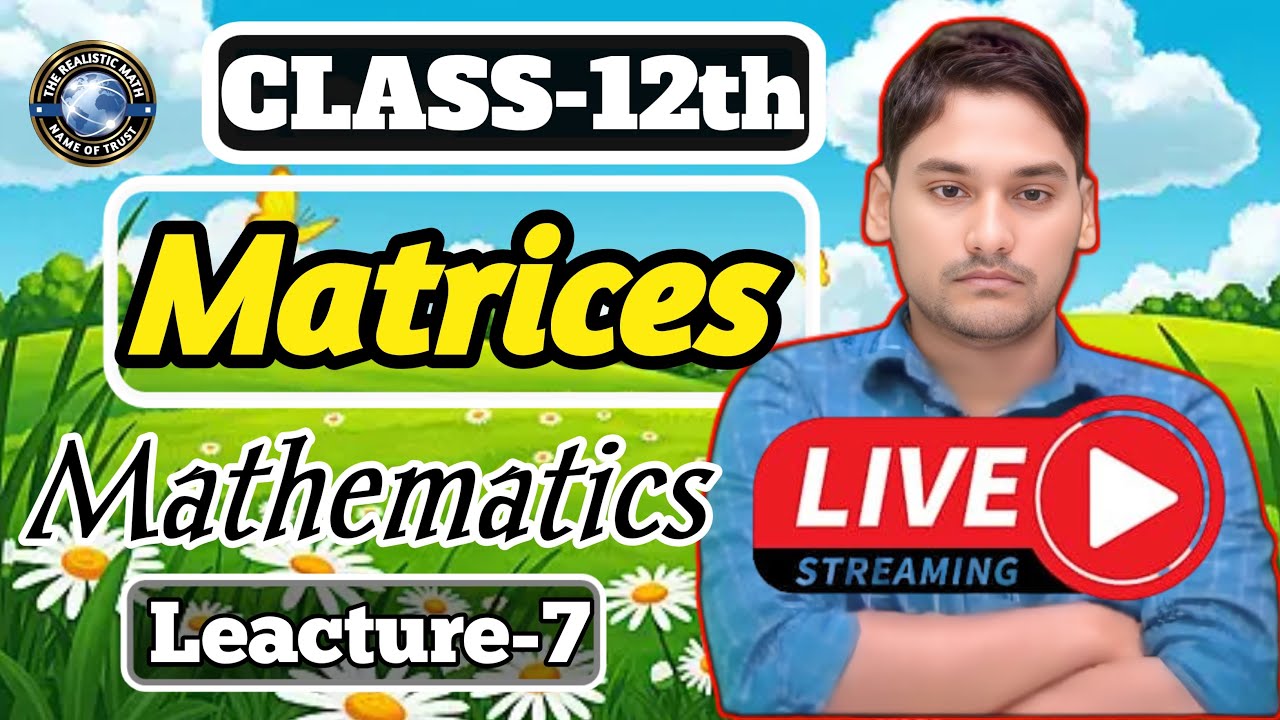 Elementary Operations (Row/Column) & Inverse Matrix | Class 12 Maths LIVE 2026