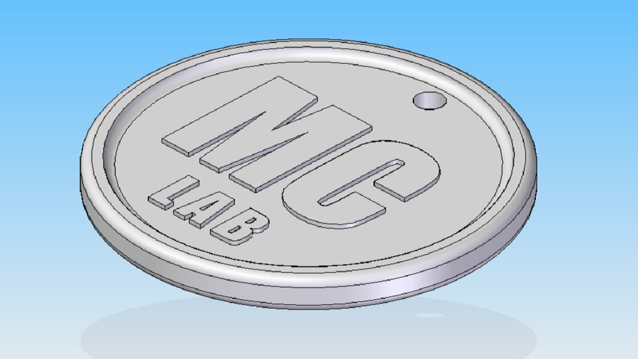 3D modeling Keychain Round | Solid Edge | 3D printing | STL | mechanical | C20 Karnataka | Diploma