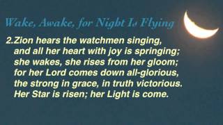 Wake, Awake, for Night Is Flying (United Methodist Hymnal #720) chords