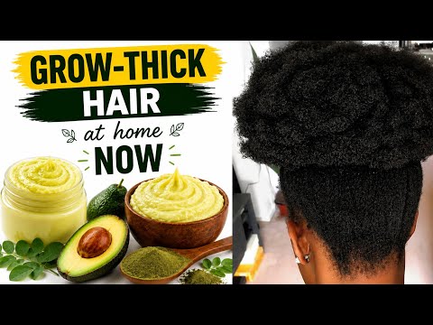 The ingredients her hair loves. GROW-THICK HAIR at home in this month of May|Brenda Okolocha 