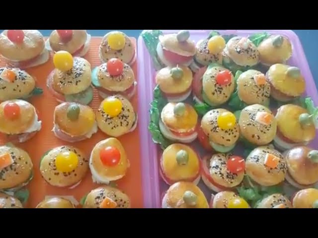 Recette De Mini Burger Avec Differentes Garnitures Apero Dinatoire Youtube