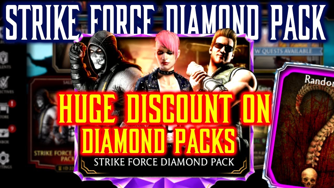MK Mobile: Strike Force Diamond Pack Opening | Anniversary Special Discount on Diamond Packs