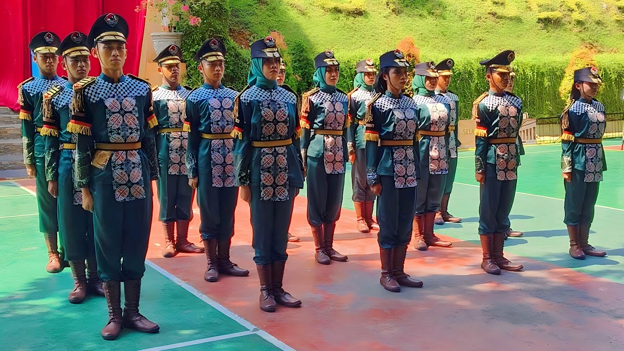 Prajurit Kartanegara! Penampilan Paskibra SMAN 1 Tenggarong Kalimantan Timur | LKBB AKRABIS 4 2023