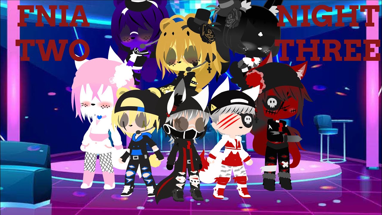 Me surviving Fnia 2 Night 3 (Gacha Fnia)