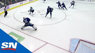 Jacob Markstrom Gives Winnipeg Jets A Goal After Botched Clearing Attempt