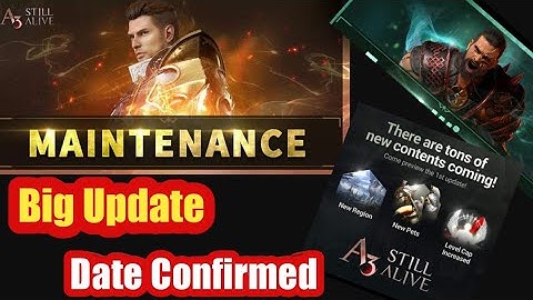 A3 Still Alive Big Update Officially Announced | New MMORPG Open World