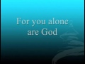 You Are God Alone-W/Lyrics-Marvin Sapp